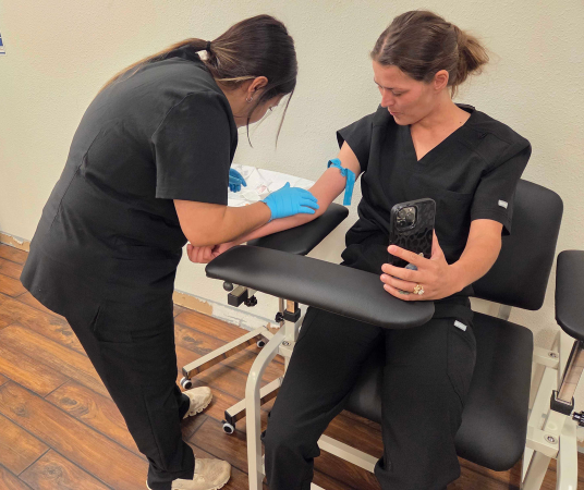 Medical Assistant School Students in training