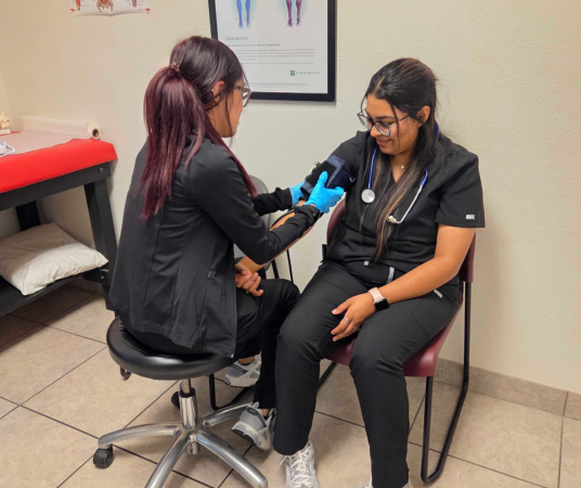 Medical Assistant School Students in training