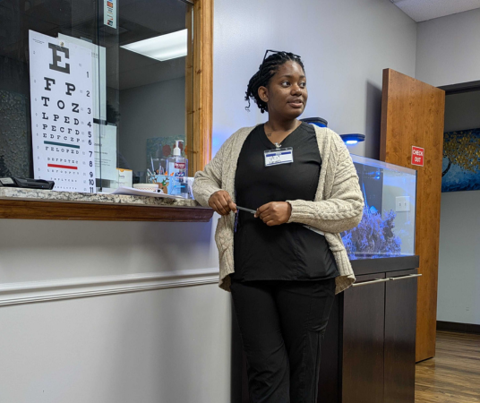 Medical Assistant School Students in training