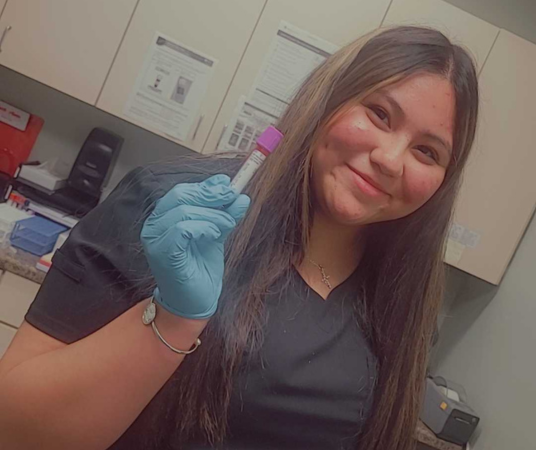 Medical Assistant School Students in training