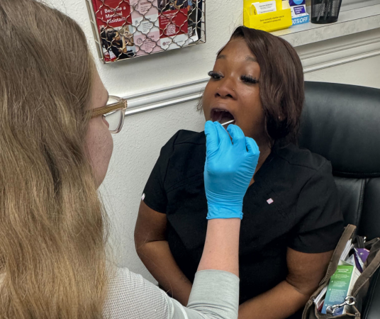 Medical Assistant School Students in training