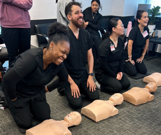 Medical Assistant School Students in training
