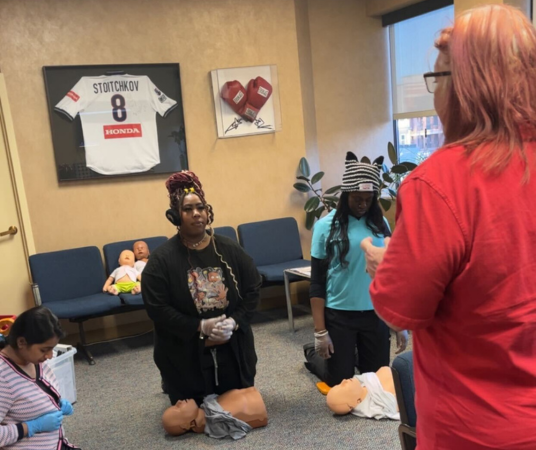 Medical Assistant School Students in training
