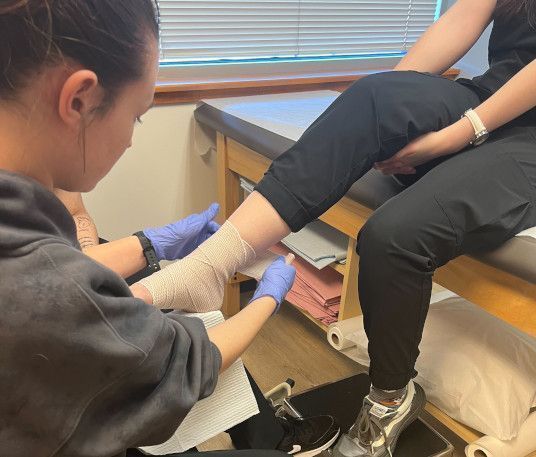 Medical Assistant School Students in training