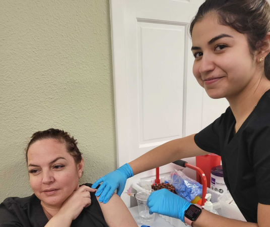 Medical Assistant School Students in training