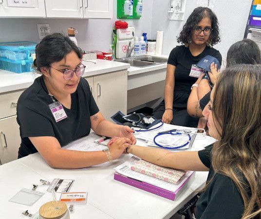 Medical Assistant School Students in training