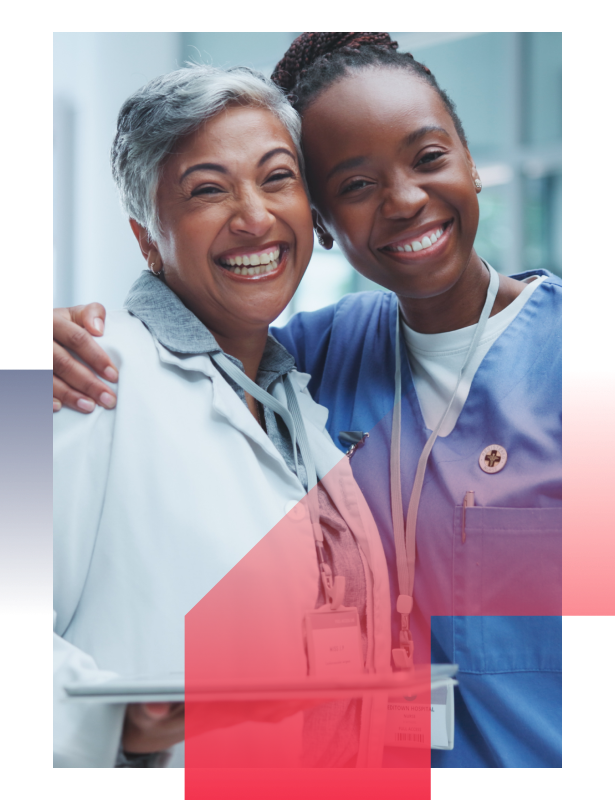 Medical assistants in scrubs